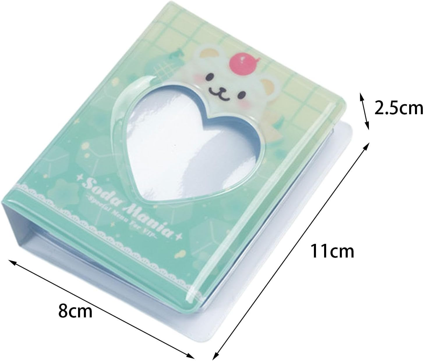 Colaxi 3 Inch Photocard Holder Book, Mini Photo Album, Mini Picture Album Collectbook Photocard Binder, Binder Photocard for Game Cards Train Ticket, Style B - Style C image number 3