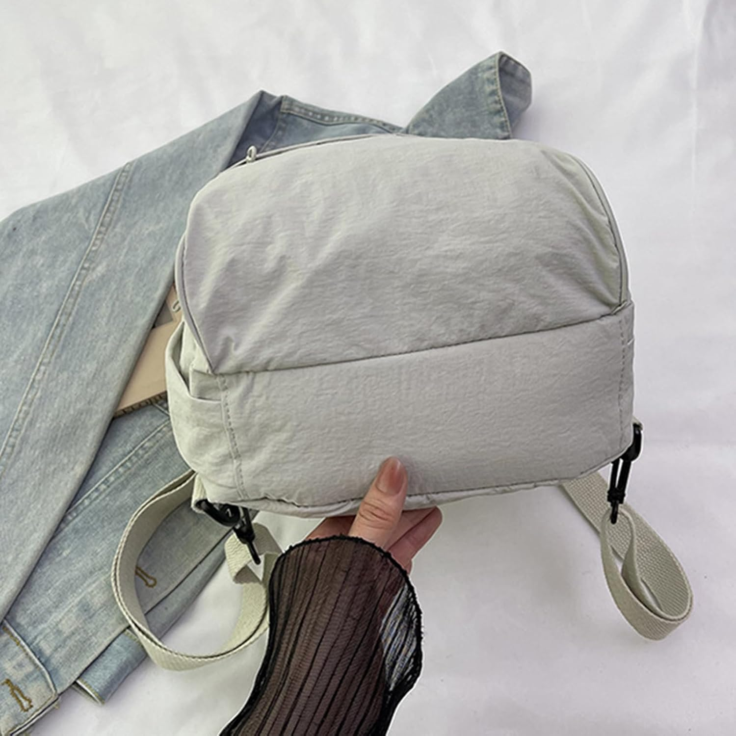 Generisch Travel Backpack - Multi Pocket Lightweight | Anti-Theft Travel Waterproof Anti-Theft Handbag School Book Bag for Work Luggage Commuting Girl Plane College L Backpack image number 3