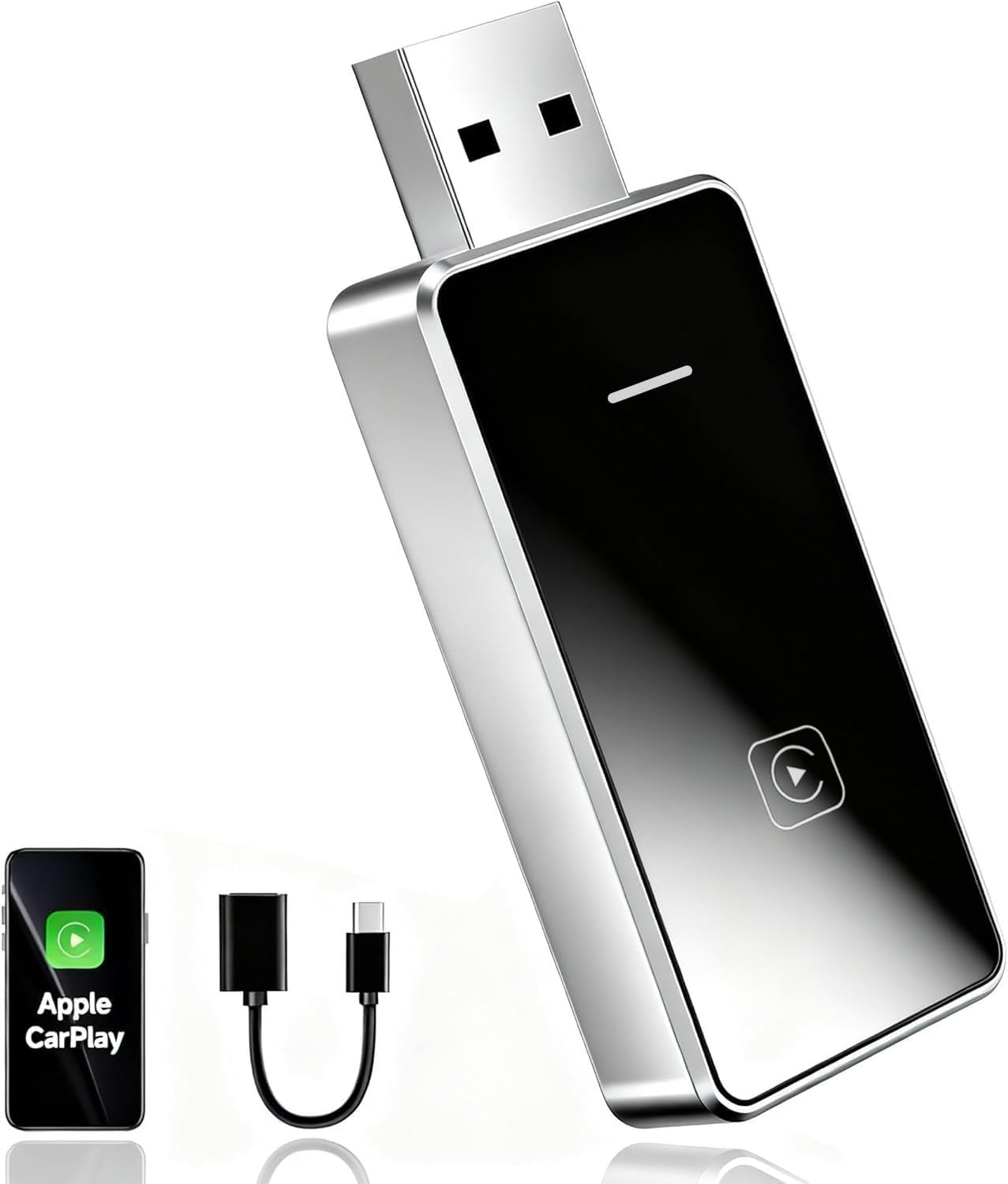 2025 Upgraded Wireless Apple Carplay Adapter for Iphone, Plug and Play Wireless Adapter, Mini&Stable Carplay Wireless Dongle for Ios 10 image number 4