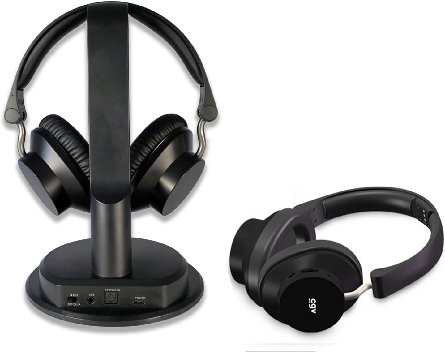 CGV Prelude 3 Duo Wireless Tv/Hifi Headphones, Incredibly Comfortable, Lightweight, 35 Hours Battery Life