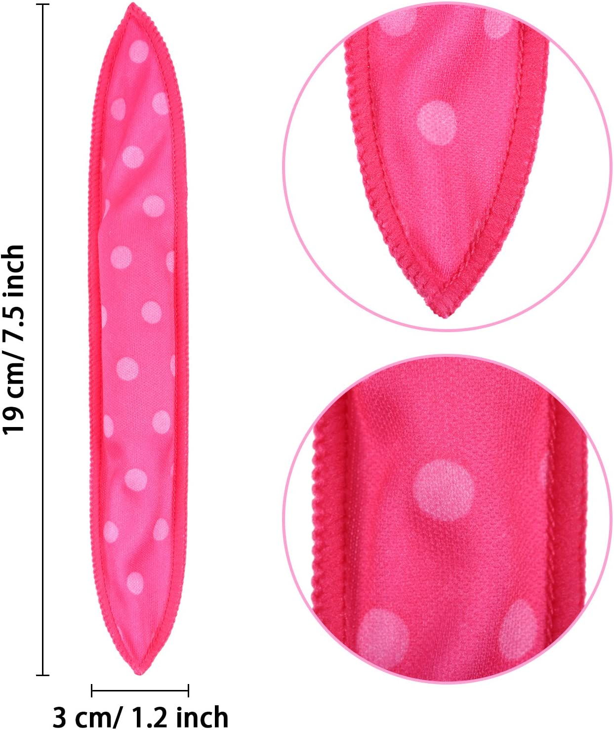 40 Pieces Hair Rollers DIY Hair Styling Rollers Tools Soft Sleep Foam Pillow Hair Curler Rollers Sponge (Color Set 1)