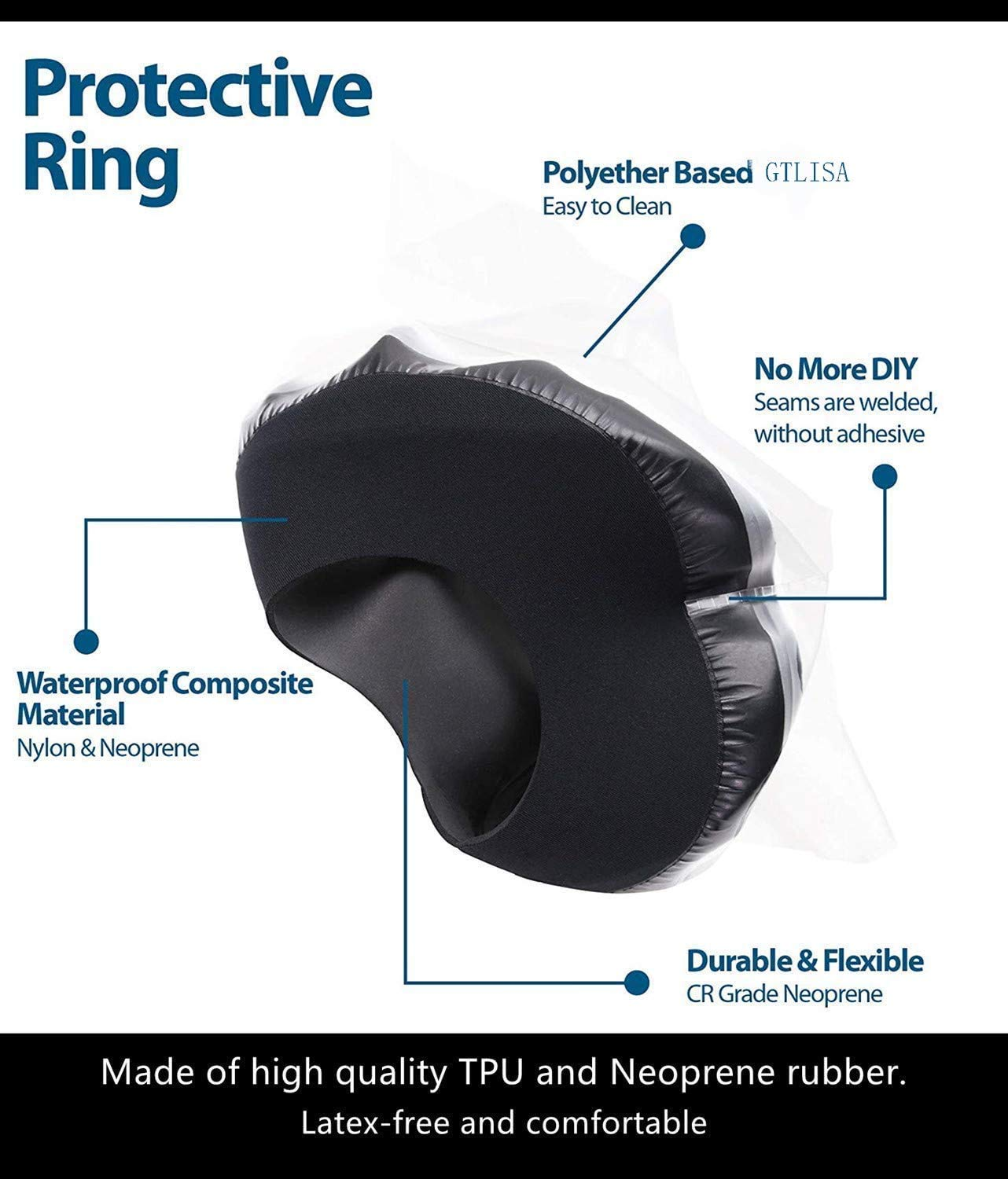 Waterproof Leg Cast Cover for Shower,Adult Full Leg Cast Shower Protector,Watertight Protection to Broken Leg, Knee, Foot, Ankle Wound, Burns Reusable