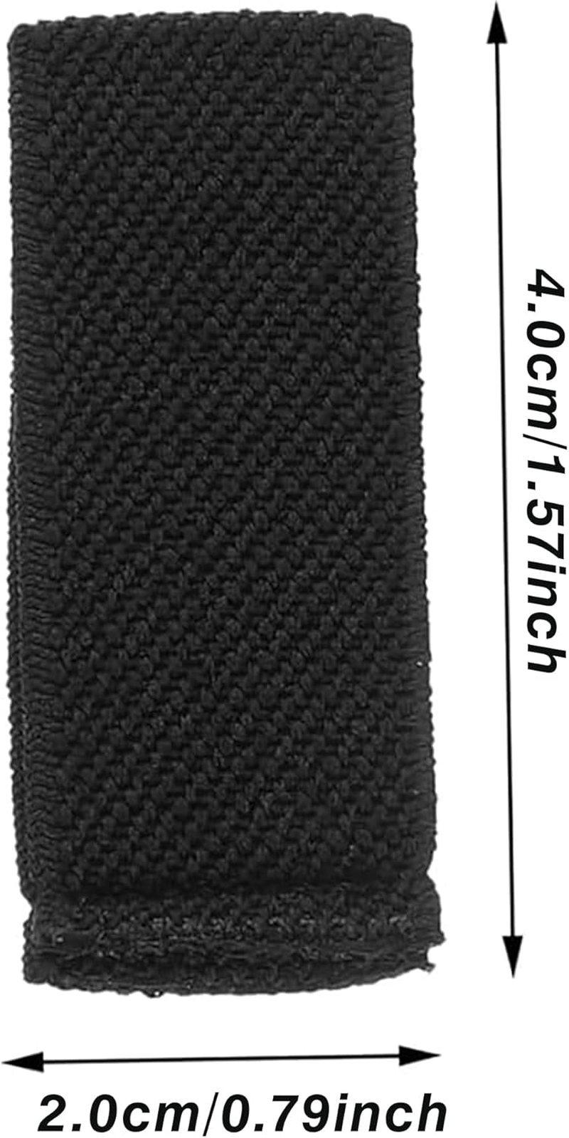 Mijradge Backpack Strap Keeper 4 Pcs Elastic Belt Keepers for Duty Belt Stay Loops Belt Holders Retainer Band for 1.5" Wide Belts and Straps