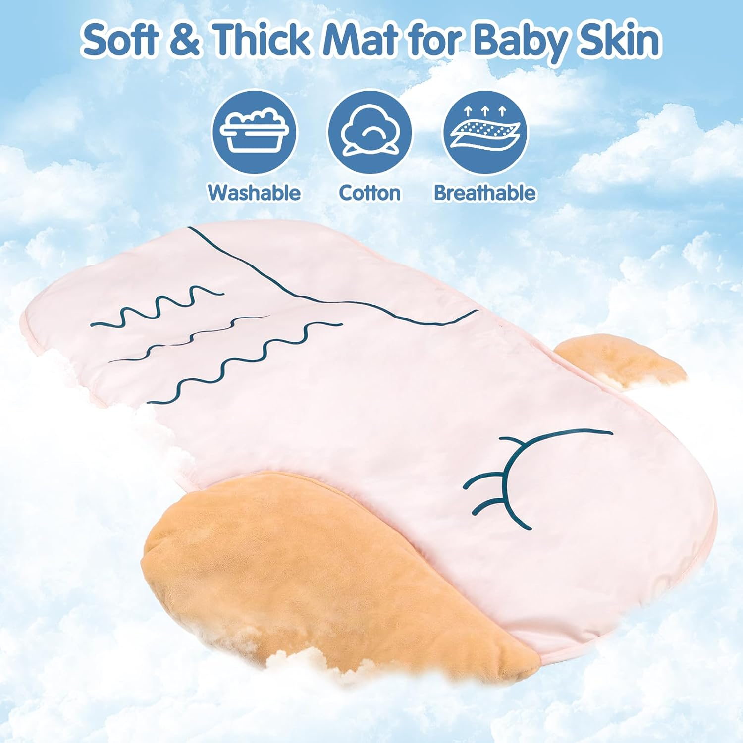 REMOKING Baby Gym Play Mat & Learning Walker, Musical Activity Center with Piano Board & Rattles for Infants 0-12 Months, Toddler Push Walker & Tummy Time Mat