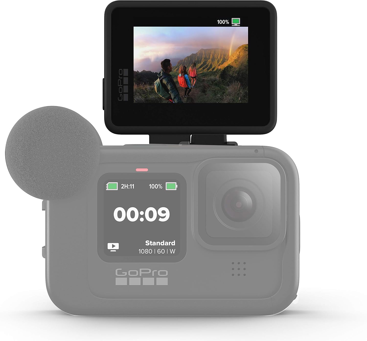 [Gopro Official] Media Mod Media Modular for HERO9/10, Black | ADFMD-001 image number 1