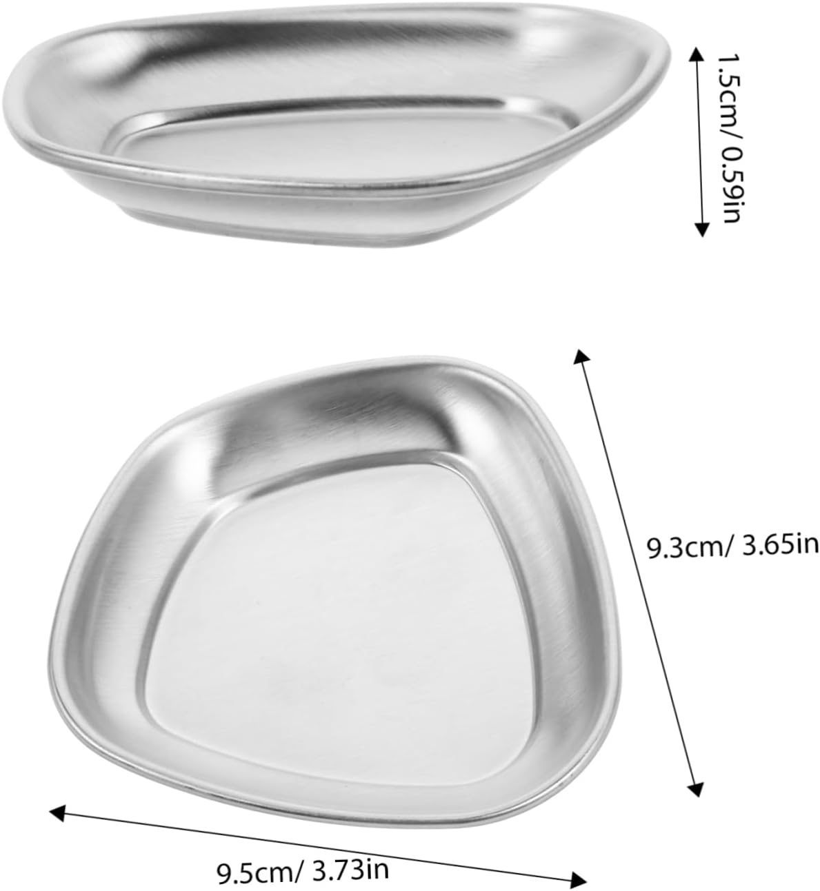 SAFIGLE Stainless Steel Disinfection Tray Nail Tool Sterilizer Cleaning for Nail Salon Supplies image number 4