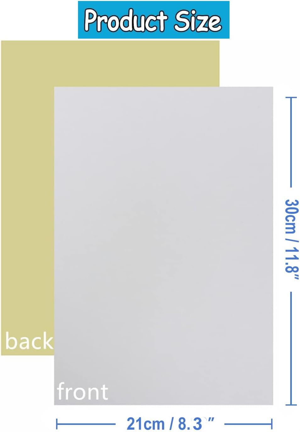 Yharnamite 10 Pcs Self Adhesive Felt Sheet, 8.3 X 11.8 Inch Felt Sheets with Adhesive Backing, Velvet Flocking Liner Sticky for Jewelry Box and Drawer Liner (White) image number 4