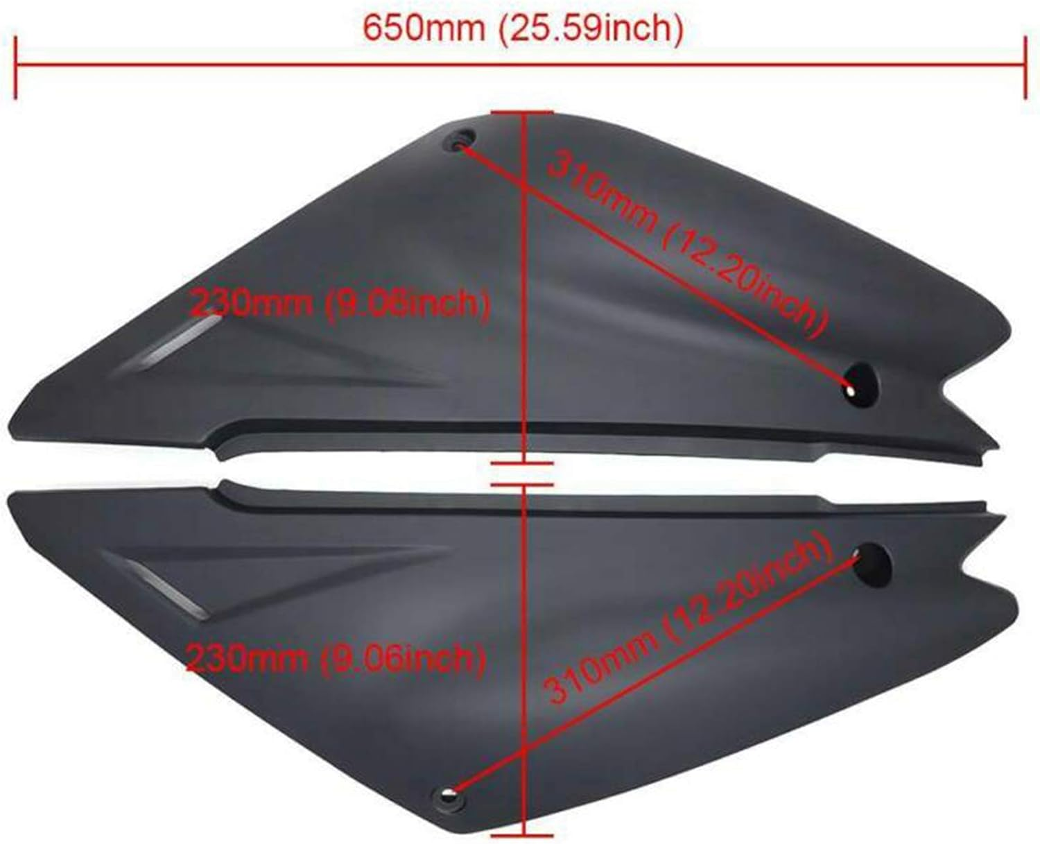 For GXT200 DR200 Jinan Qingqi Tibetan Qm200Gy-B a Spillplate Black Three Side Plate Fairing image number 6