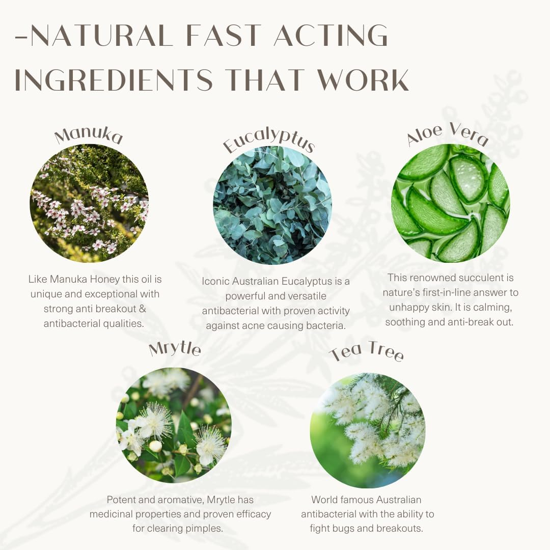 Bio-First Blemish Ban Gel - Ultimate Skin Care for Blemishes with Aloe Vera & Tea Tree for Healthy Skin - Blemish Gel with Fast Acting Results for Redness & Blemishes image number 4