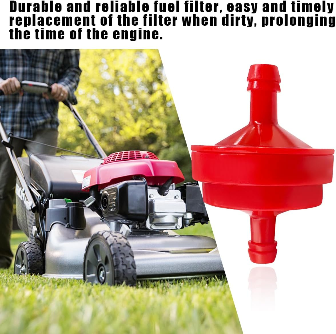 2 PCS Gas Fuel Filter, Lawn Mower 1/4" Inline Gas Fuel Filter, Replacement for OEM Number BS 298090S Fuel Filters 150 Micron for Engines without Fuel Pump, Car Accessories image number 4