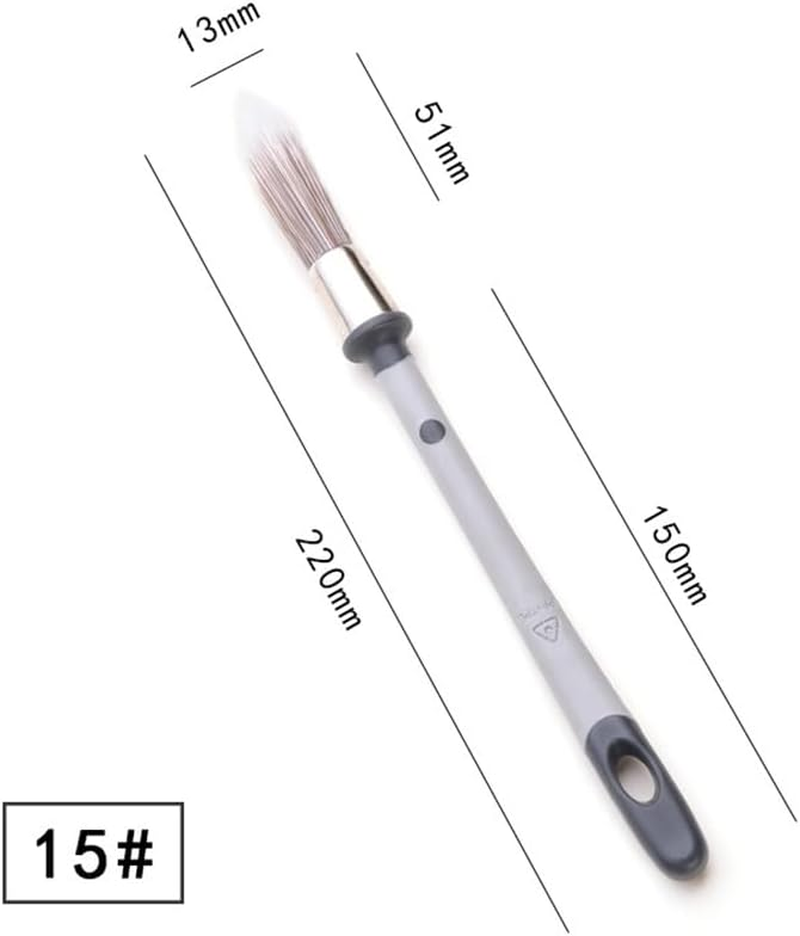Paint Detail Brushes, 4-Piece Set, round Trim Brushes for Small Repairs and Art image number 1