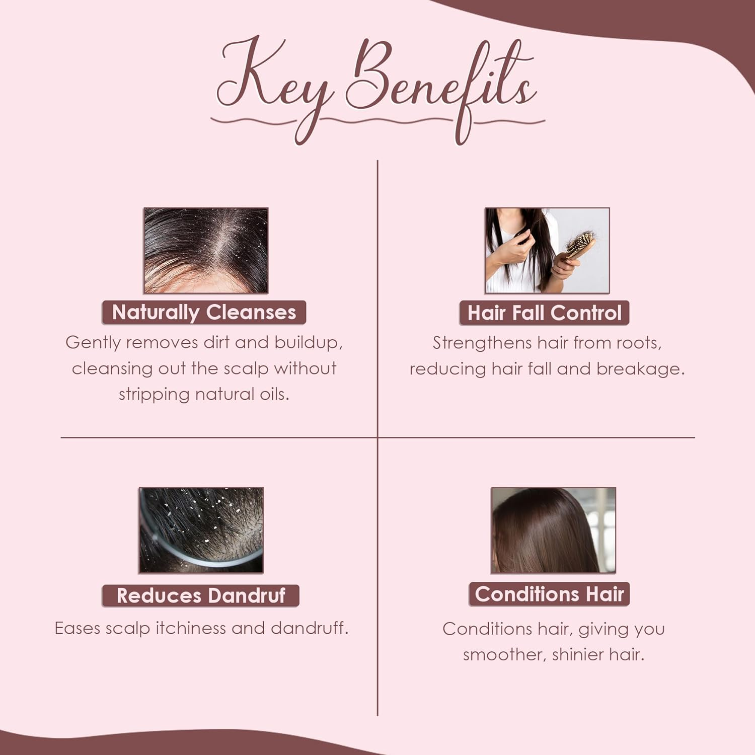 Aritha/Reetha Powder by Mi Nature| Soapnut Sapindus Mukorossi for Silky Hairs | for Herbal Hair Care| Natural No Added Preservatives and Additives|Hair Conditioning Adds Shine|100G (3.5 Oz) image number 2