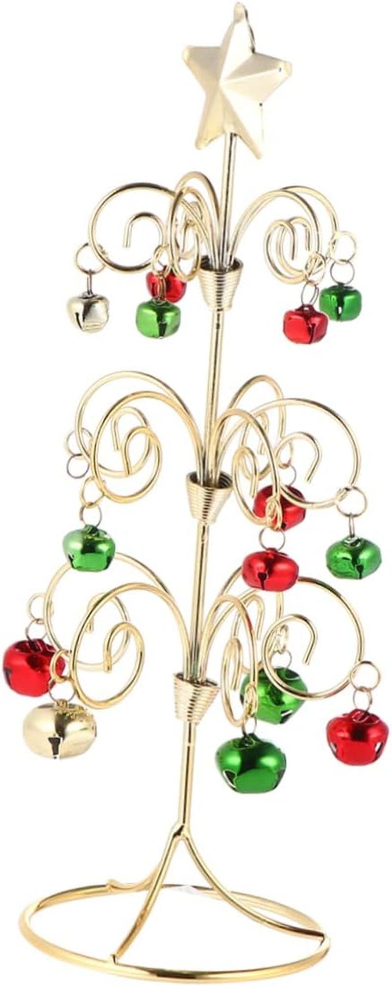 1Pc Mini Iron Art Christmas Tree Ornament Festive Decor for Parties Home Delicate Xmas Tree Design for Friends Family Vibrant Holiday Atmosphere image number 3