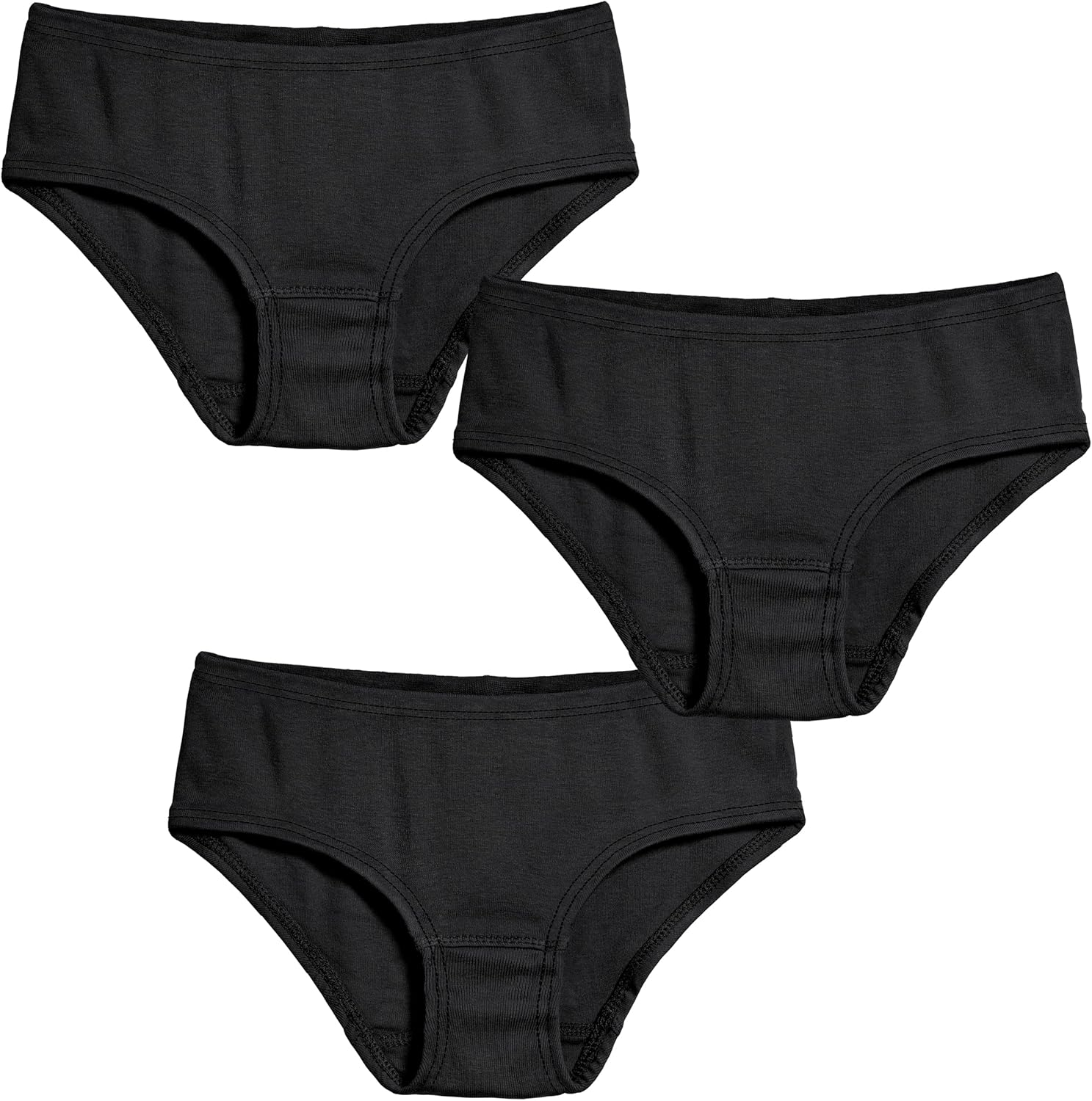 City Threads Girls' Certified Organic Cotton Briefs Underwear Made in USA