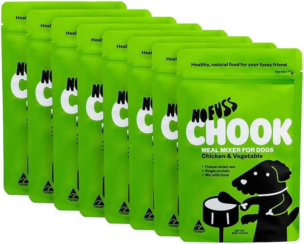 No Fuss Chook Meal Mixer Dog Food 60 G (Pack of 8) image number 2
