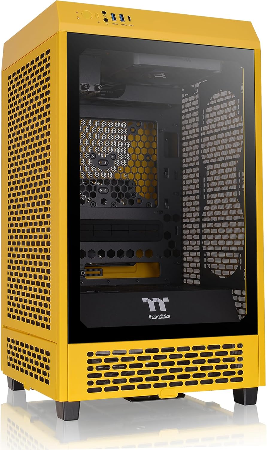 Thermaltake LCD Display Panel Kit for the Tower 200 Tempered Glass Mini Tower Case Bumblebee Edition, AC-067-OO4NAN-A1 image number 4