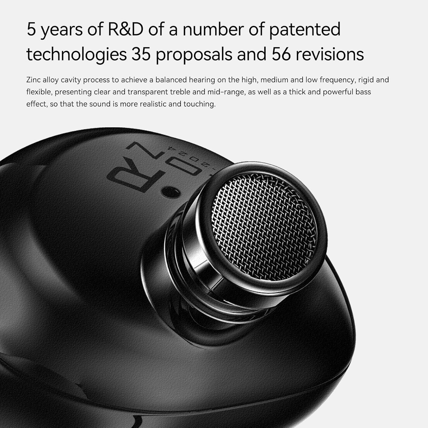 EZ EAR BLON BL03II Hifi in Ear Monitor Upgraded 10Mm Dual Cavity DD In-Ear Earphone IEM with 0.78 2Pin OFC Detachable Cable for Musician Singer Work Gaming Cellphone (With Mic) image number 1