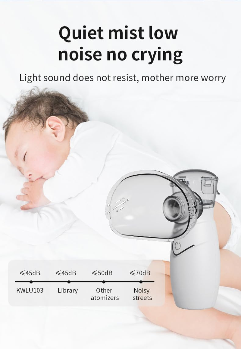 Ofrdncy Portable Mini Vaporizers,Handheld Steam Compressor Machine Humidifier Mist Inhaler for Adults & Kids (5Ss) image number 4