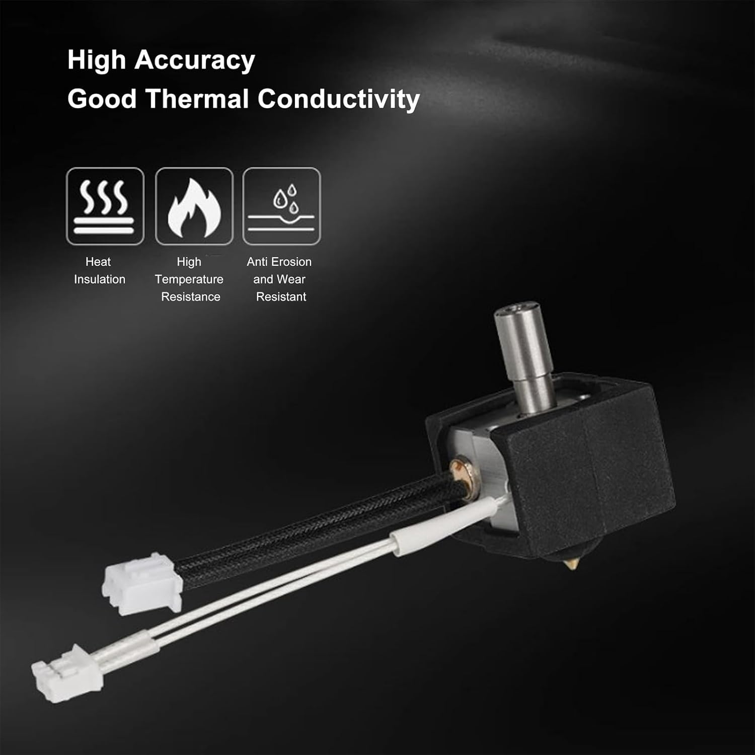 3D Printer Hotend for CREALITY Ender 3V3 SE, 0.4Mm Nozzle Hotend Extruder Hot End Kit, Hot End Print Head Extruder Kit for CREALITY Ender 3V3 SE 3D Printer Accessories image number 6