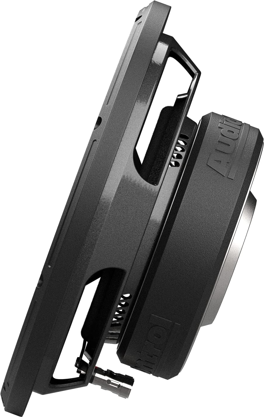 Audiocontrol Space Series Low-Profile Shallow-Mount Slim Car Audio 10" Subwoofer, Premium High Fidelity, 400 Watt RMS/600 Watt Max, Single 2 Ohm (Black) - Black - 10" - Single 2 Ohm image number 4