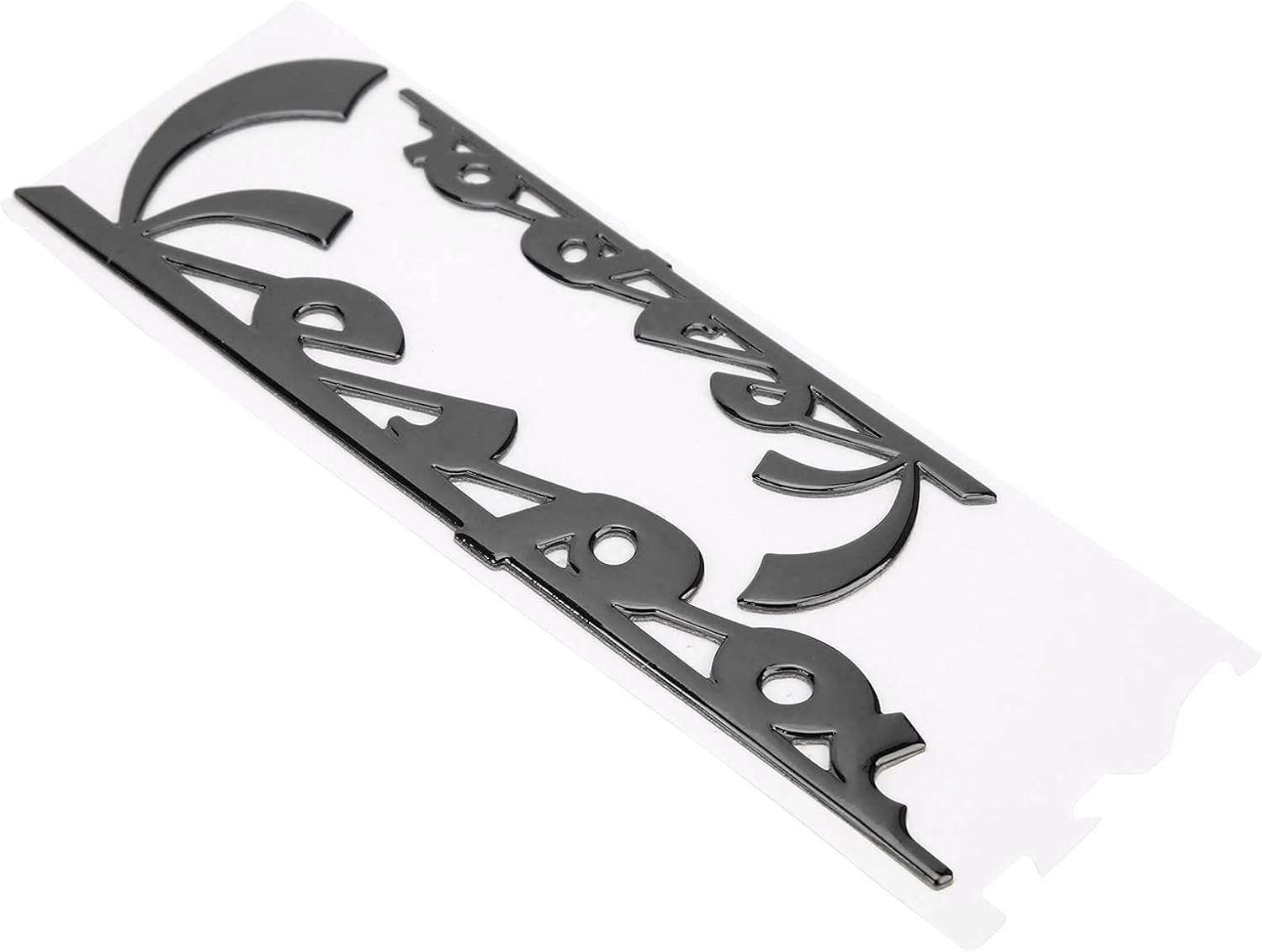 Motorcycle Emblem Sticker,Emblem Sticker 3 Dimensional Decal for Vespa GTS300 LX125 LX150 IE Sprint Primavera 300 LX LXV Super (Silver Color)