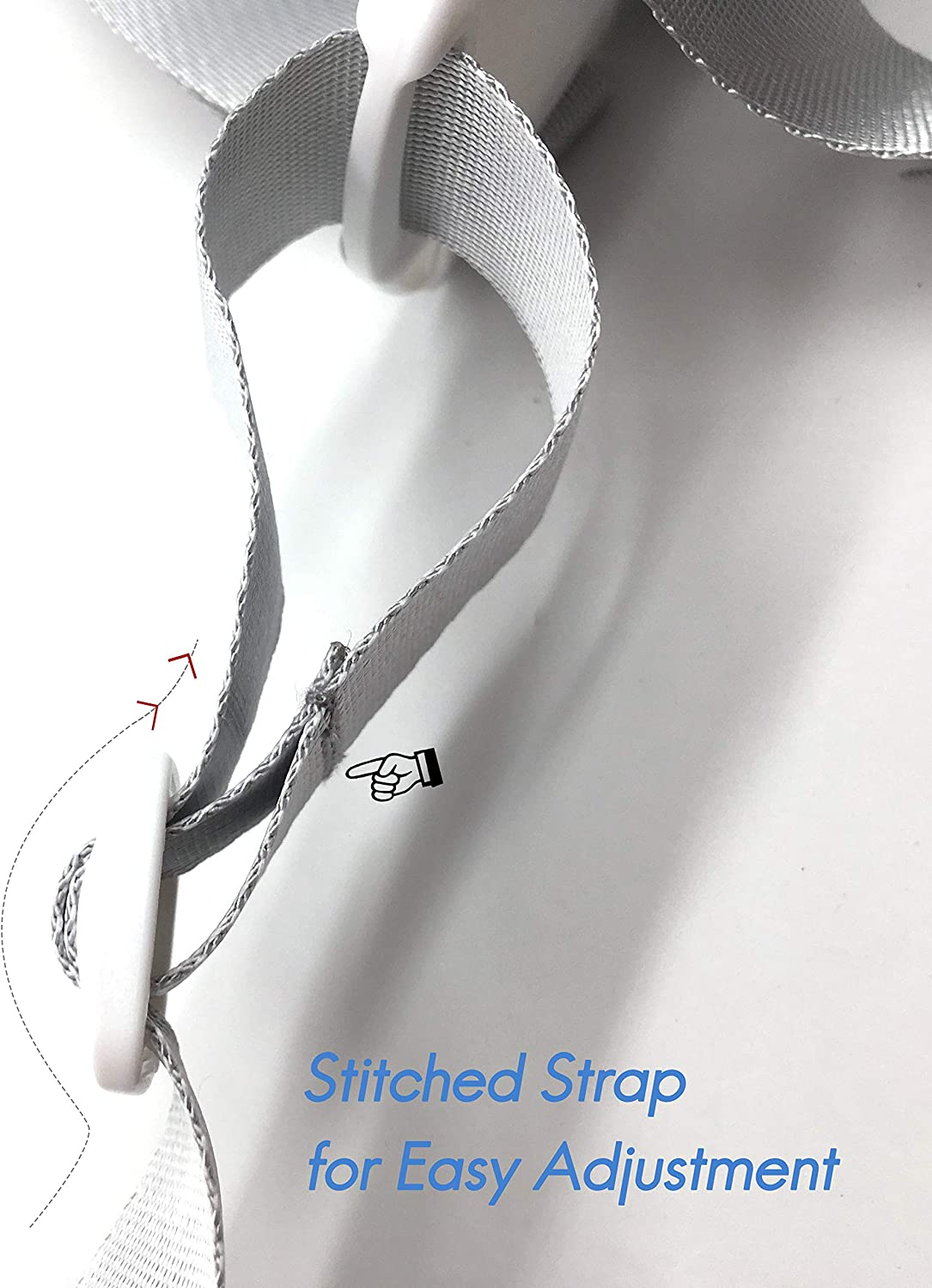 ZARPMA High Chair Security Straps, Replacement 5 Point Children Safety Harness with Shoulder Guarding Pads Convertible Straps for High Chair Pram Buggy Kid Pushchair image number 4