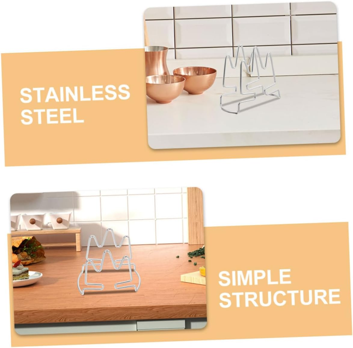 Gatuida 2Pcs Stainless Steel Coffee Stand Drip Holder Stand Portable Filter Paper Holder for Hand Drip Espresso Accessories image number 6