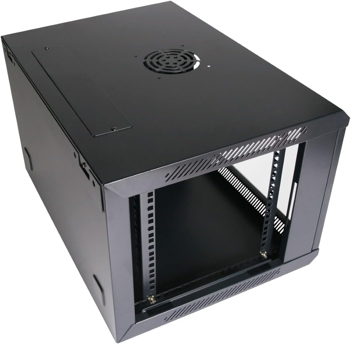 HCC 4RU 19 Inch 450Mm Deep Wall Mount Cabinet Server Rack Data Network Comms 4U 19&rdquo;, Black (RW-4R-450) image number 4