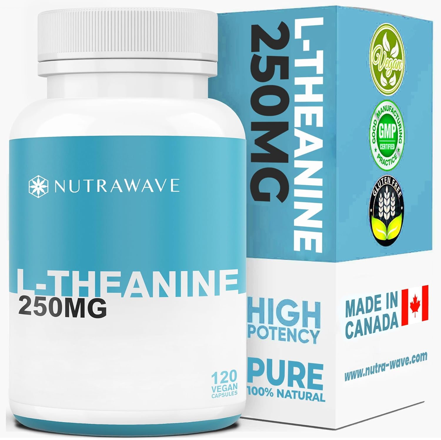 Nutrawave L-Theanine 120 Capsules image number 2