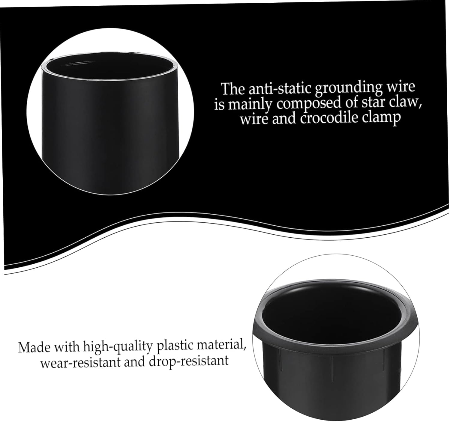 STOBAZA 10Pcs Speaker Port Tube Replacement Plastic Bass Outlet for Subwoofer Speaker Air Outlet Enhance Sound Quality in Box image number 6