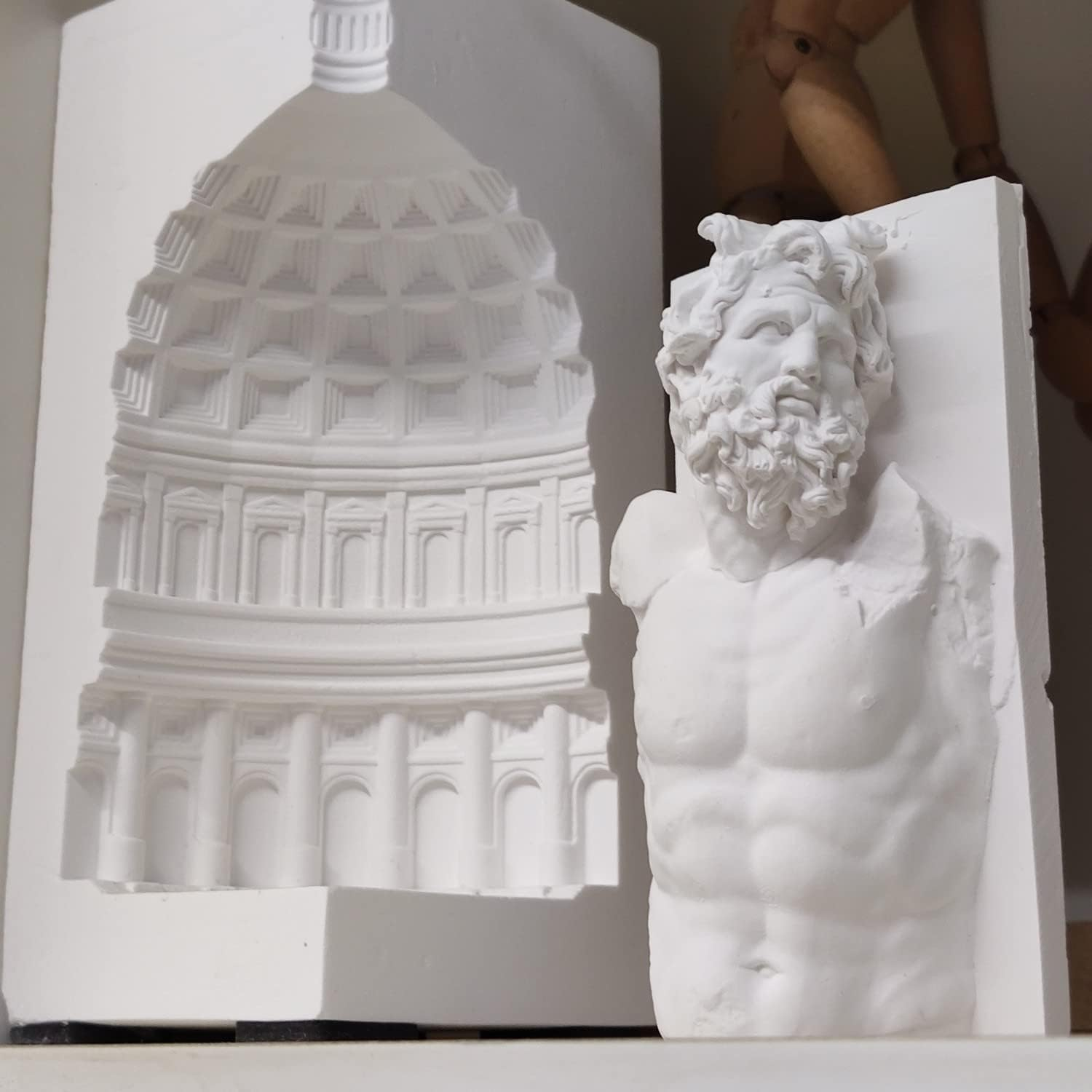 EASCHEER Famous Laocoon Statue Sculpture 5.2''Greek Art Home D&eacute;cor Collectible Figurine image number 1