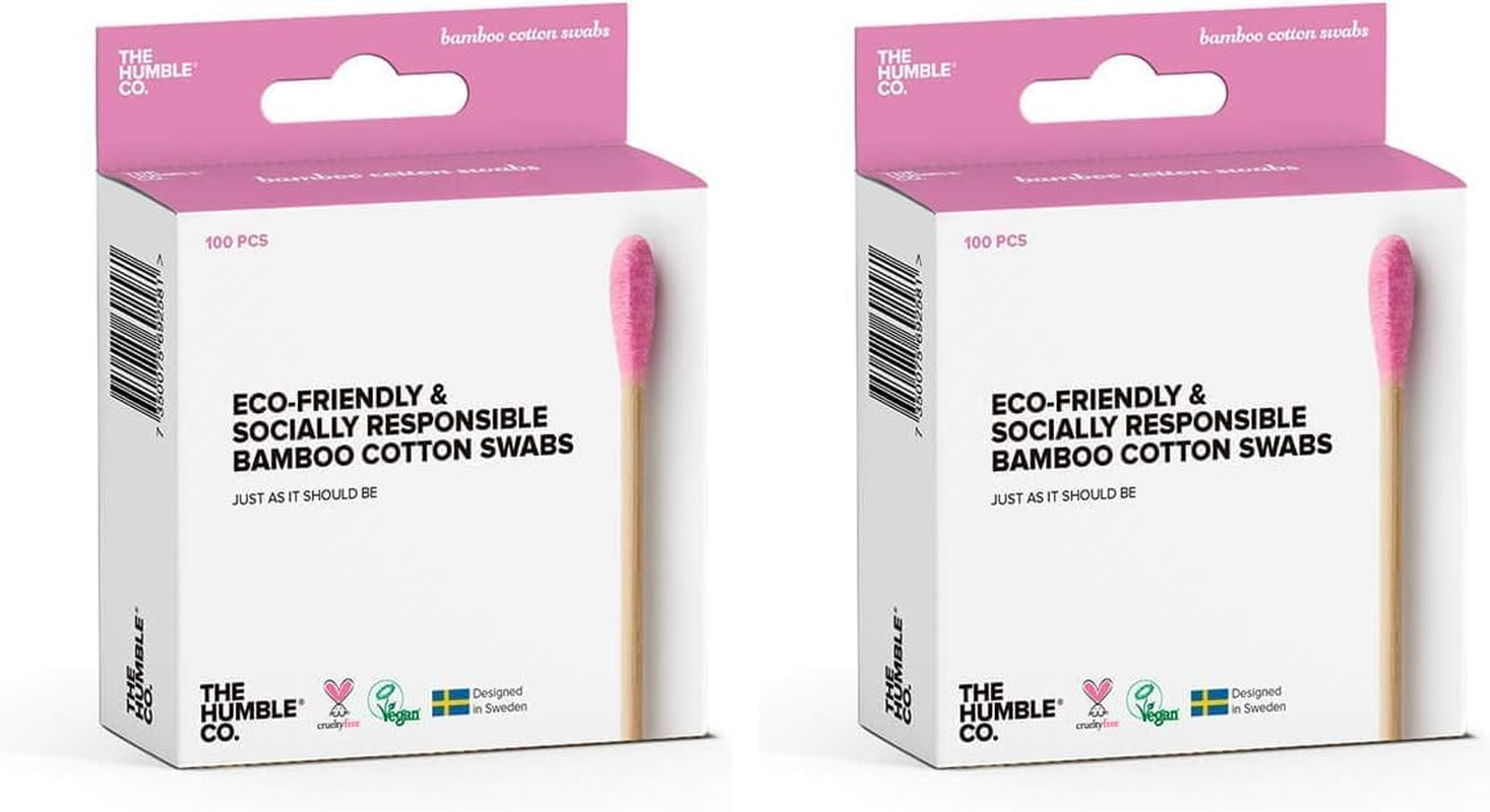 Humble Co. Cotton Swabs, Purple (Pack of 200) image number 2