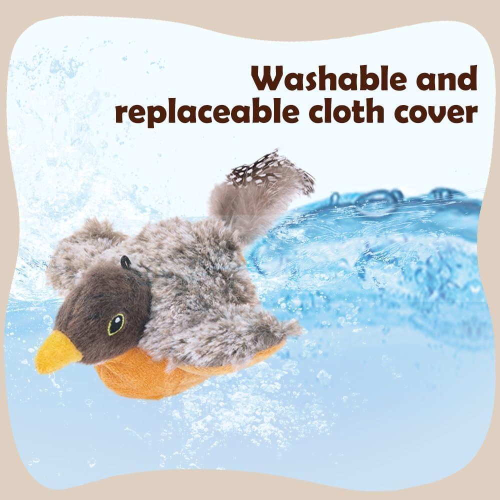 2026 New Interactive Cat Bird Toy, Flapping Wings Sparrow Catnip Toys, Vivid Chirping, Simulation Bird Singing Cat Toy, Electric Interactive Cat Toys for Indoor Cats, Rechargeable (Sparrow) image number 1