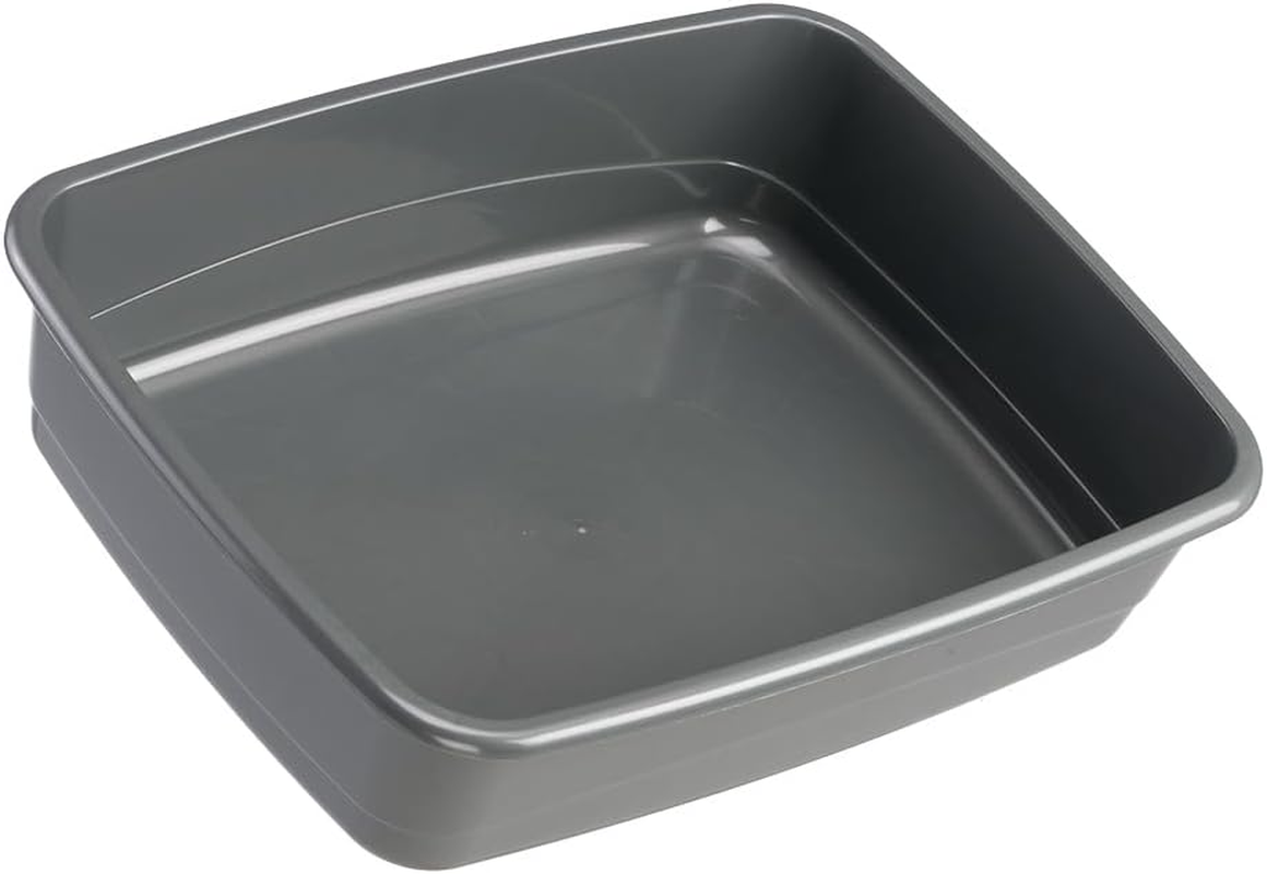 Ferplast Cat Litter Box, Open Cat Litter Tray, with High Edges, 46.5 X 35.5 Xh 11.5 Cm, NIP 10 Pet Litter Box