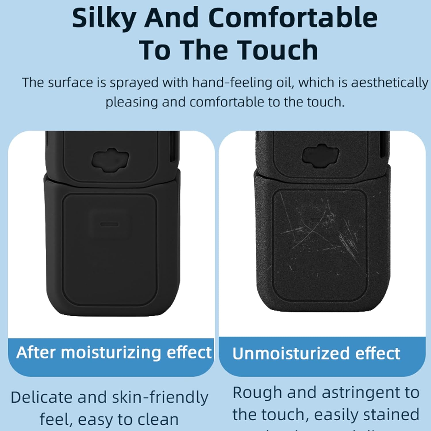 Buziba Silicone Protective Case Cover for DJI Osmo Pocket 3 Silicone Sleeve Protective Cover Handheld Gimbal Action Camera Accessories image number 1