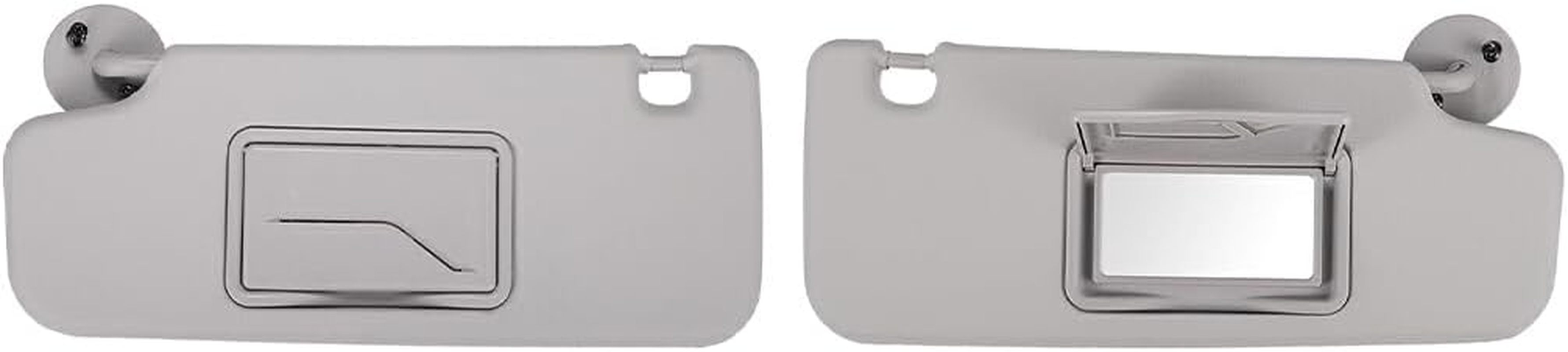 Sun Visor Sunvisor with Mirror Visor for Barina TM 11-18 95327509/95327507 Sun Visor Grey Easy Installation, Right - Left image number 3