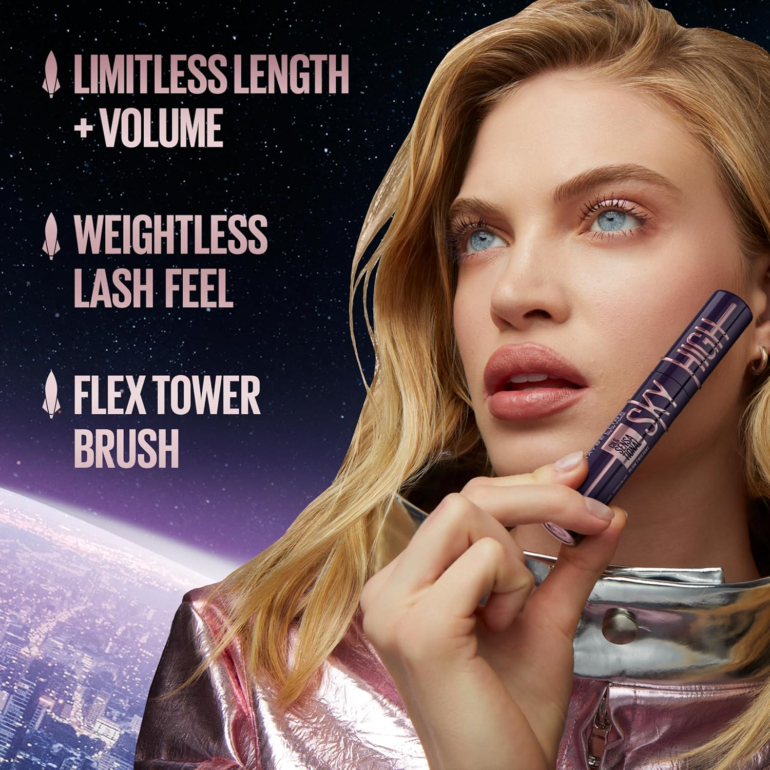 Maybelline New York Lash Sensational Sky High Mascara - Burgundy Haze image number 3