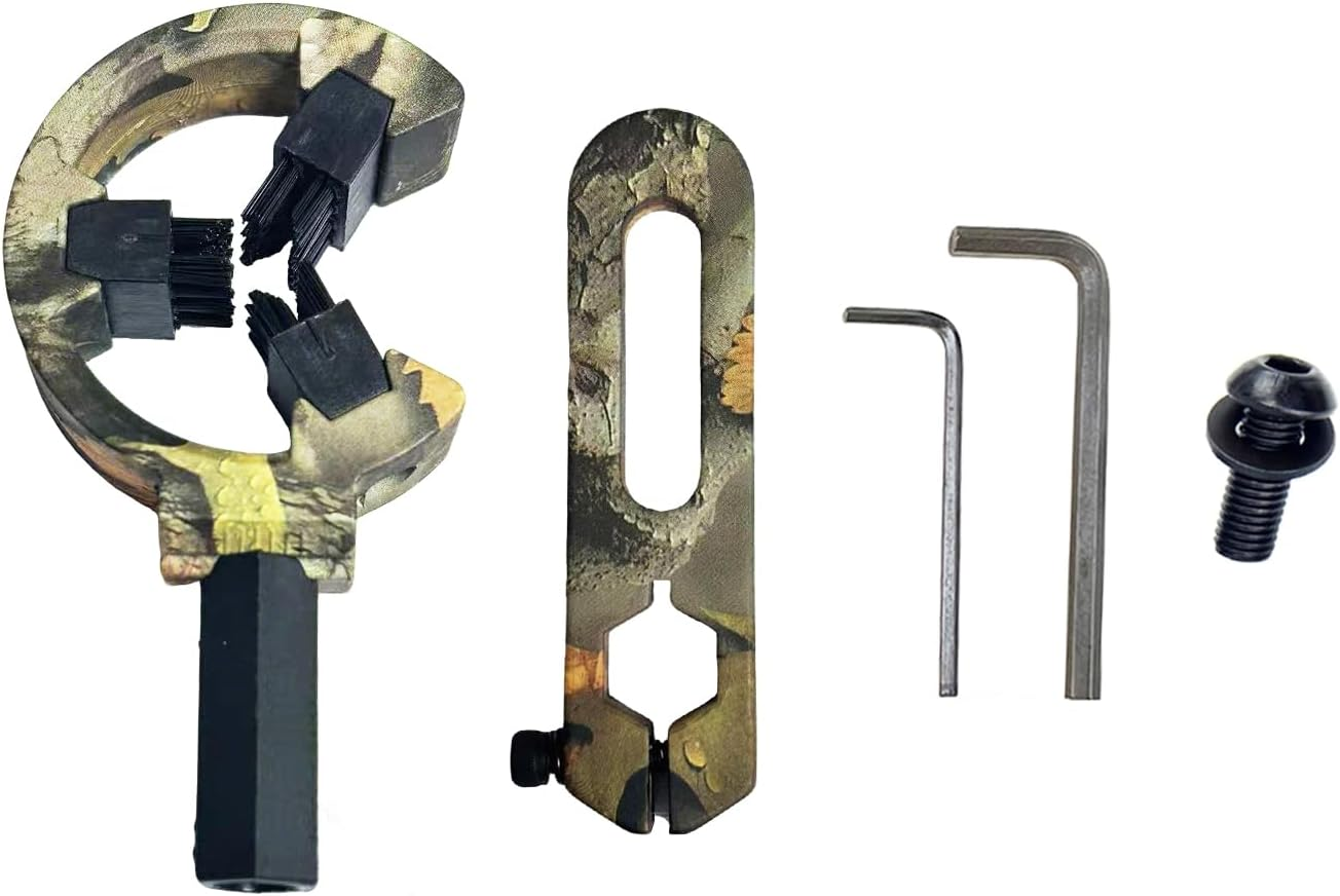 Archery Whisker Biscuit Arrow Rest Brush Capture Arrow Rest for Compound Bow & Recurve Bow Hunting Shooting Targeting Right and Left Hand - Black image number 2