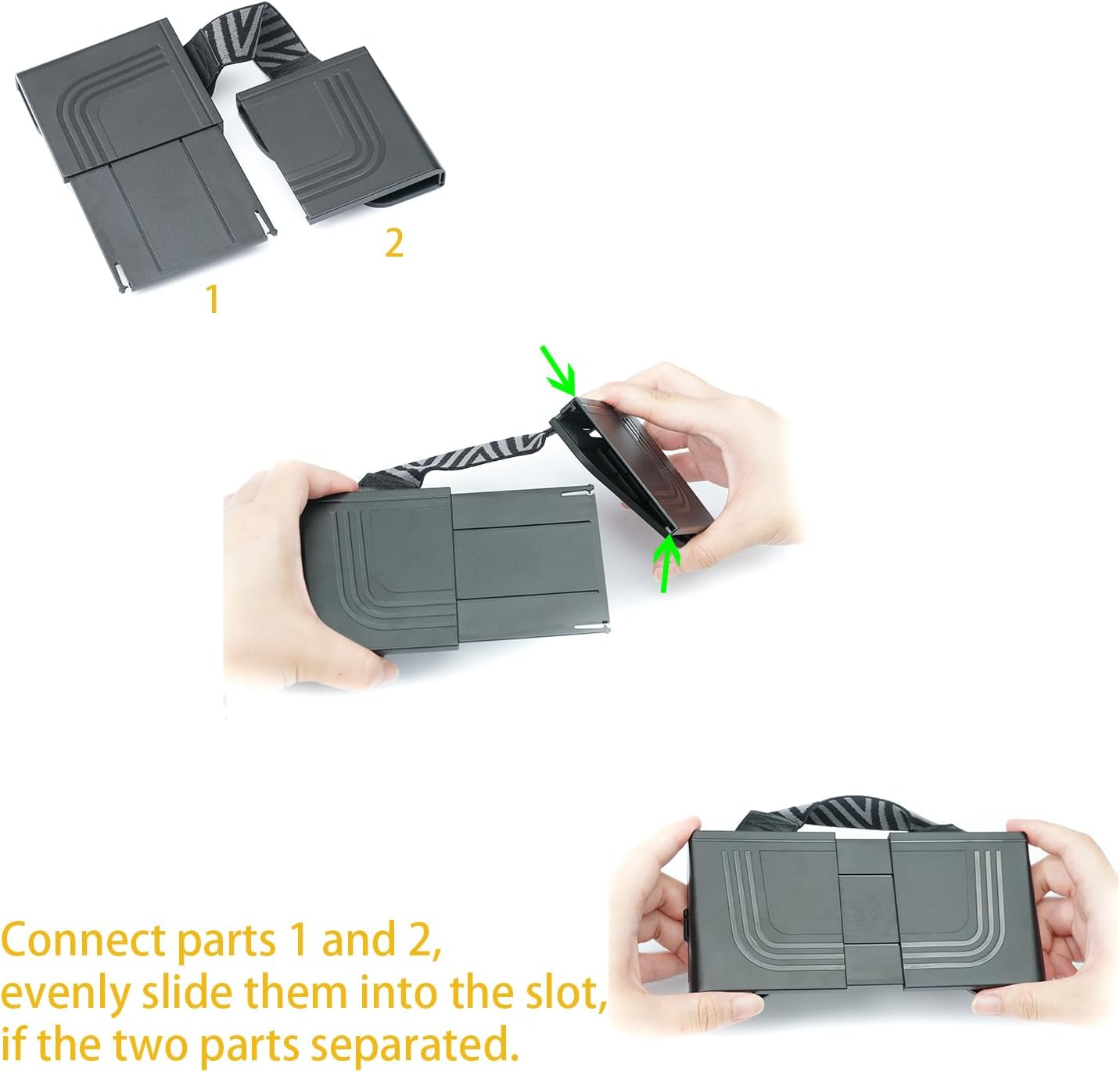 TFY Sun Shade Visor for Mobile Phones & Remote Controllers - Clear Visibility, Easy Setup