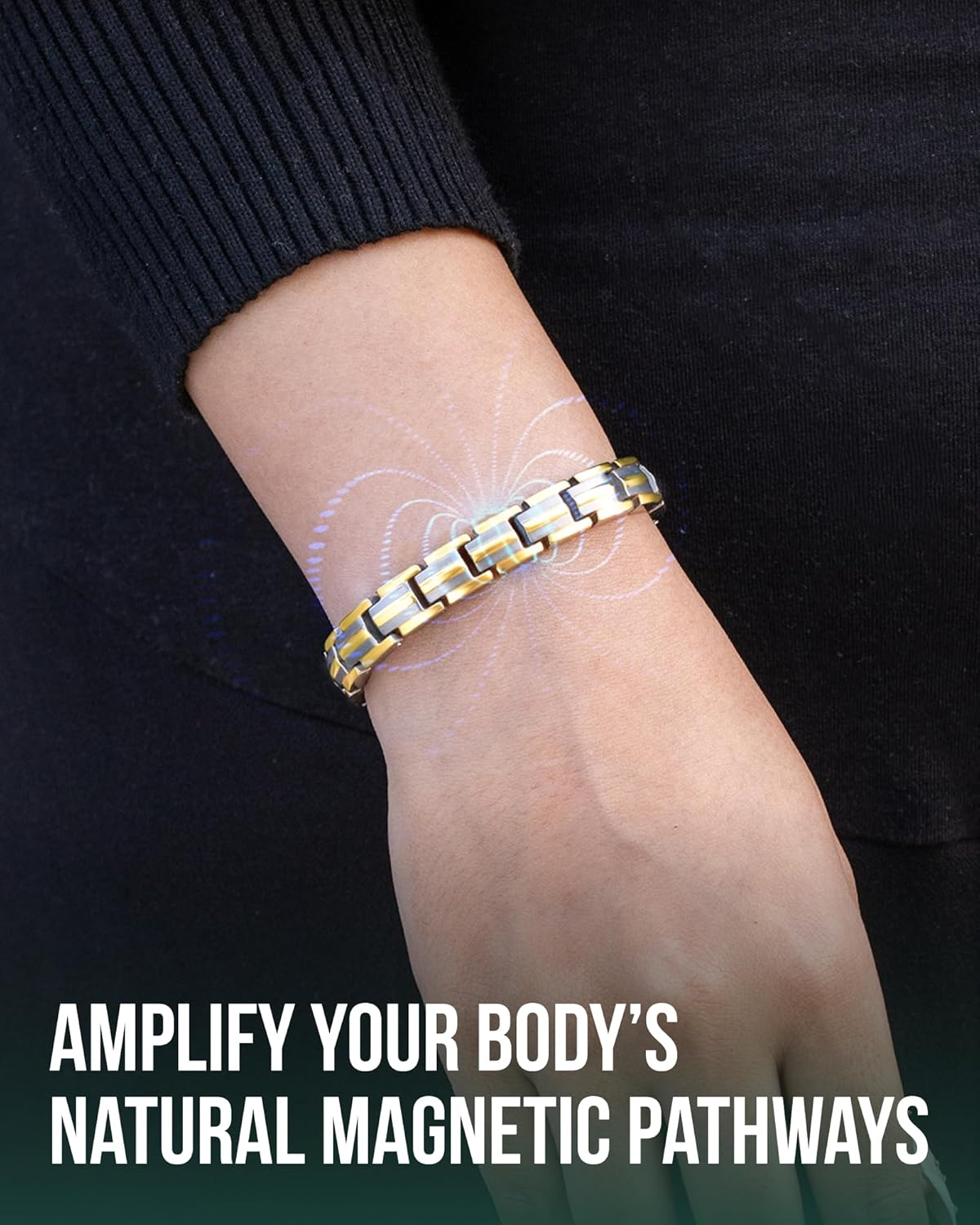 Magnetrx&reg; Women'S Ultra Strength Magnetic Bracelet - Titanium Magnetic Bracelets for Women - Adjustable Length with Sizing Tool image number 4