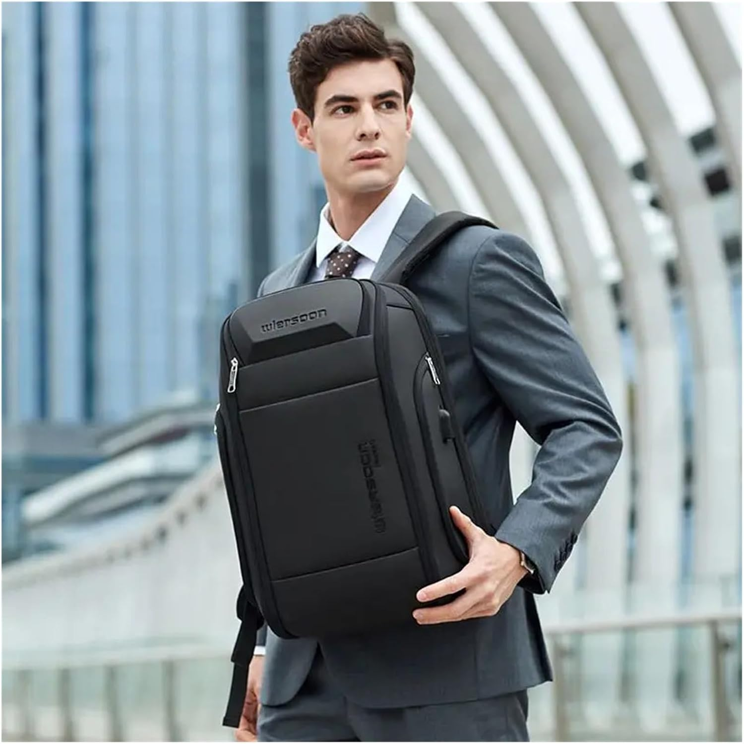 FTYWKXJVR Backpack Fit for Men Backpack Large Capacity Business Trip Multifunctional Password Laptop Bag image number 1