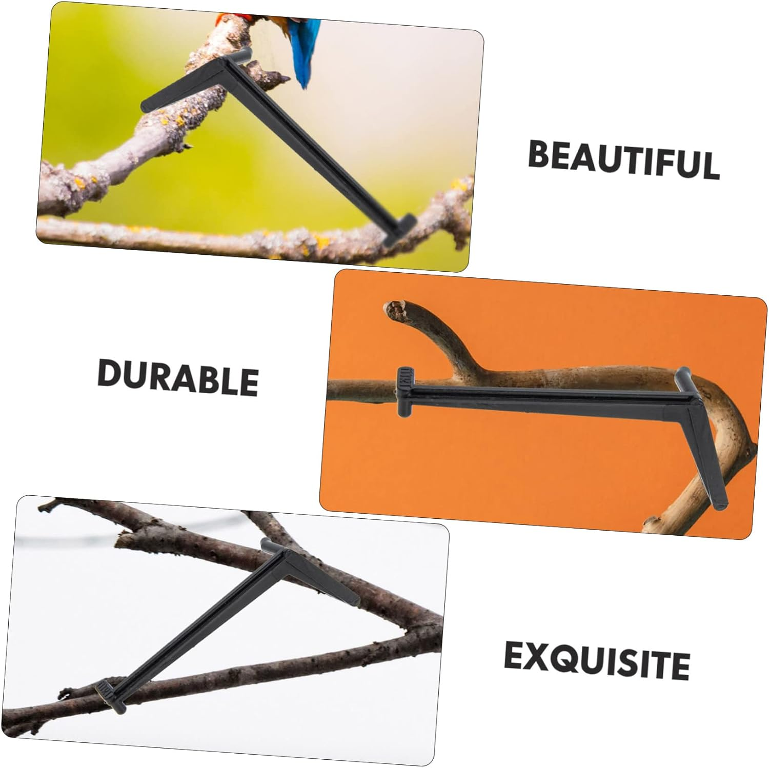 INOOMP 100Pcs Gardening Tool Plant Branches Clips Bending Clamps Fixing Tools for Fruit Trees Indoor Outdoor