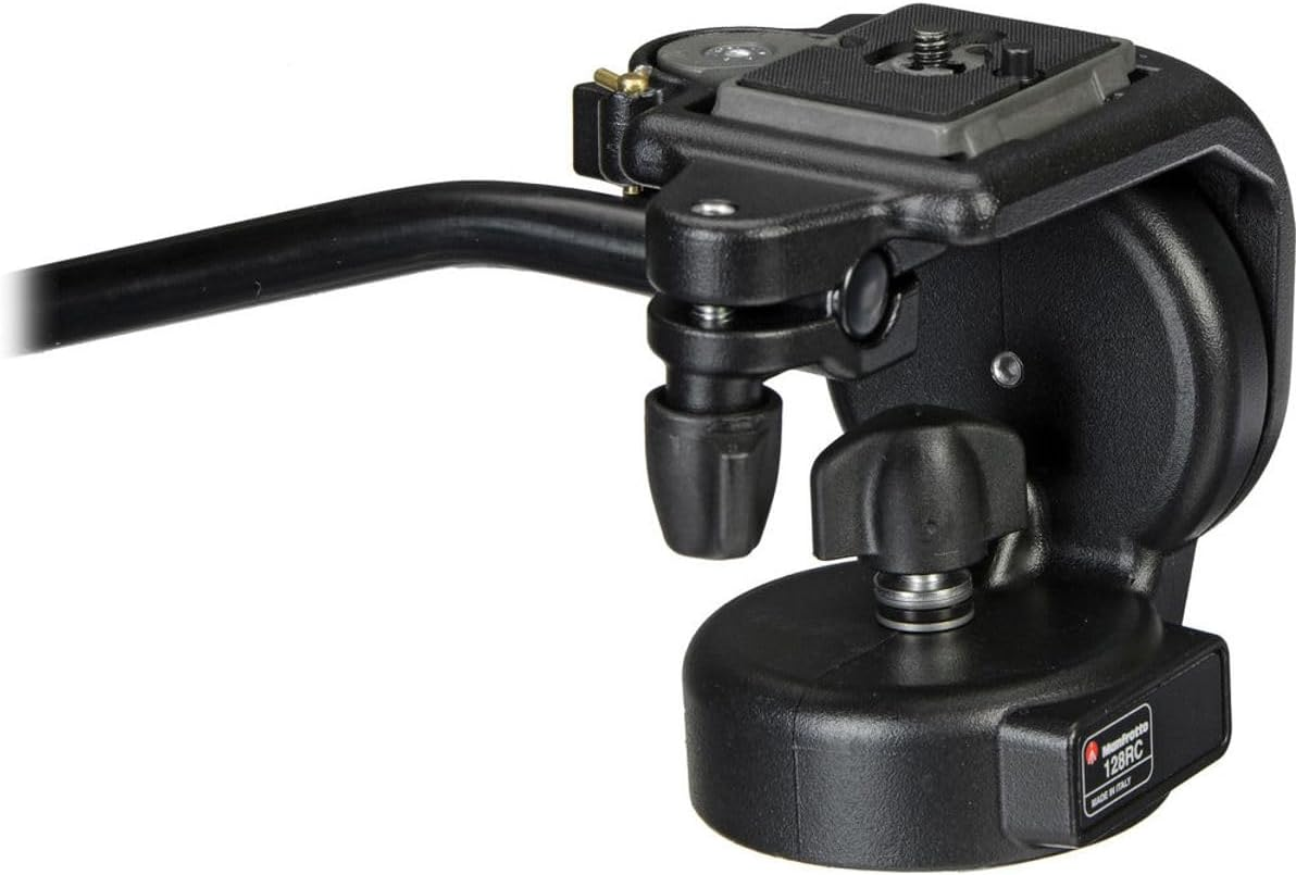 Manfrotto 128RC Micro Fluid Head with 200PL 14 RC2 Rapid Connector Plate image number 3