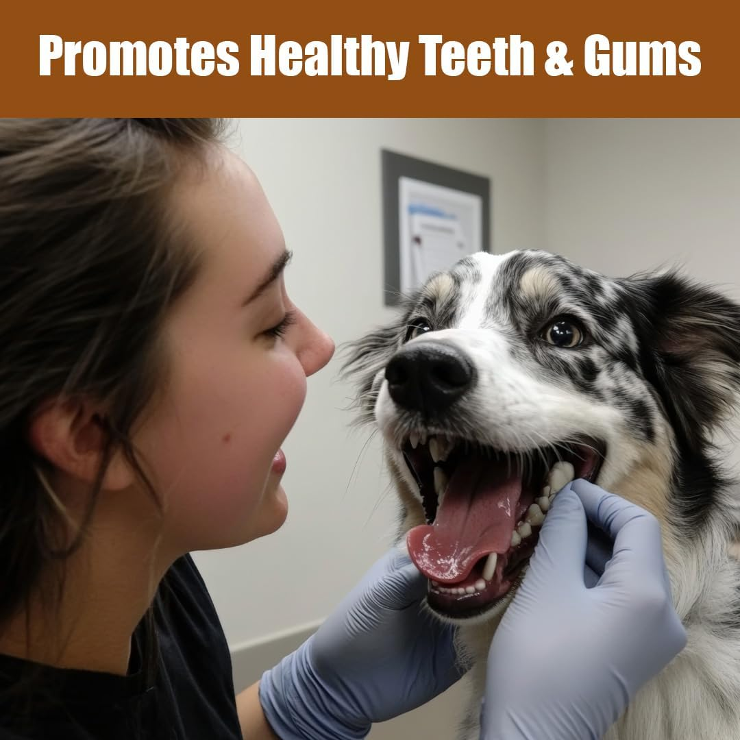 Bambone plus 7" /Dog Toys for Aggressive Chewers | Dog Chew Toy | Bone | Chew Toys for Aggressive Dogs | Interactive Dog Toy/Peanut Butter Flavor image number 3