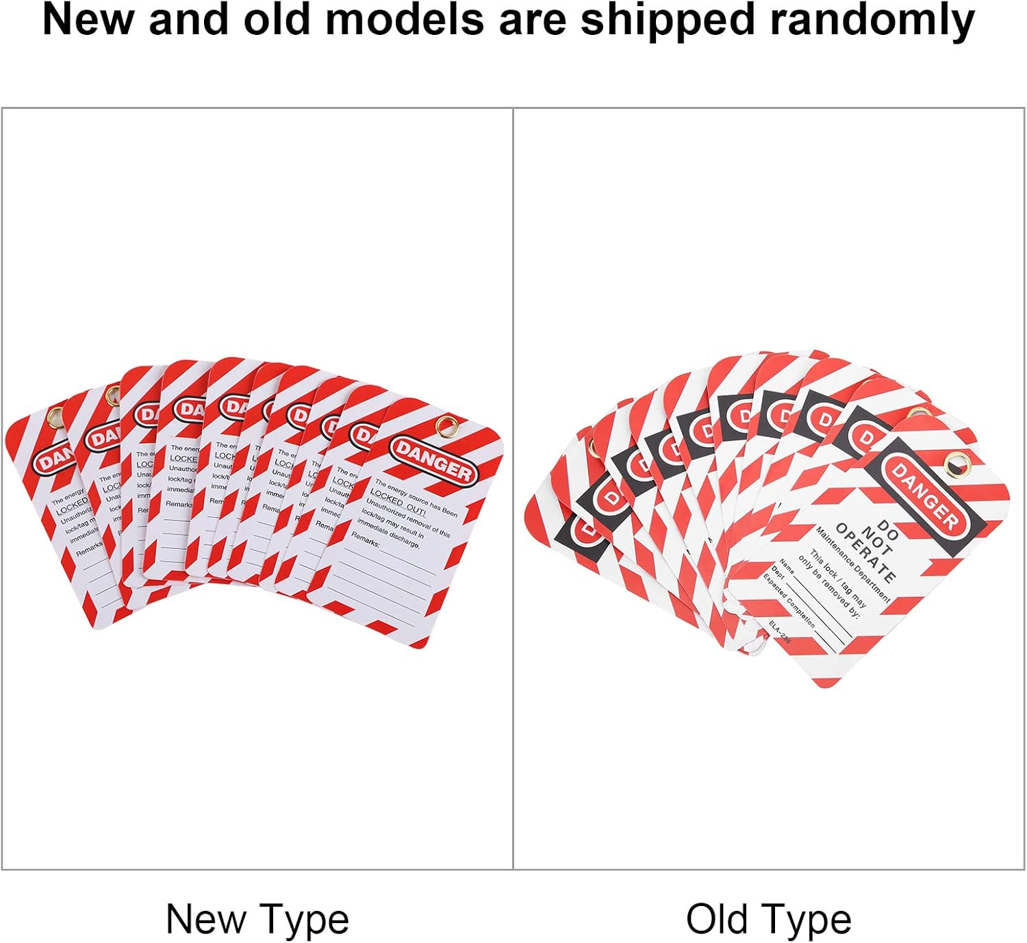 Industrial Lockout Tag Safety Warning PVC Label 10PCS for Coal