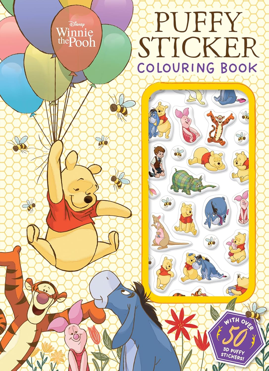 Winnie the Pooh: Puffy Sticker Colouring Book (Disney)