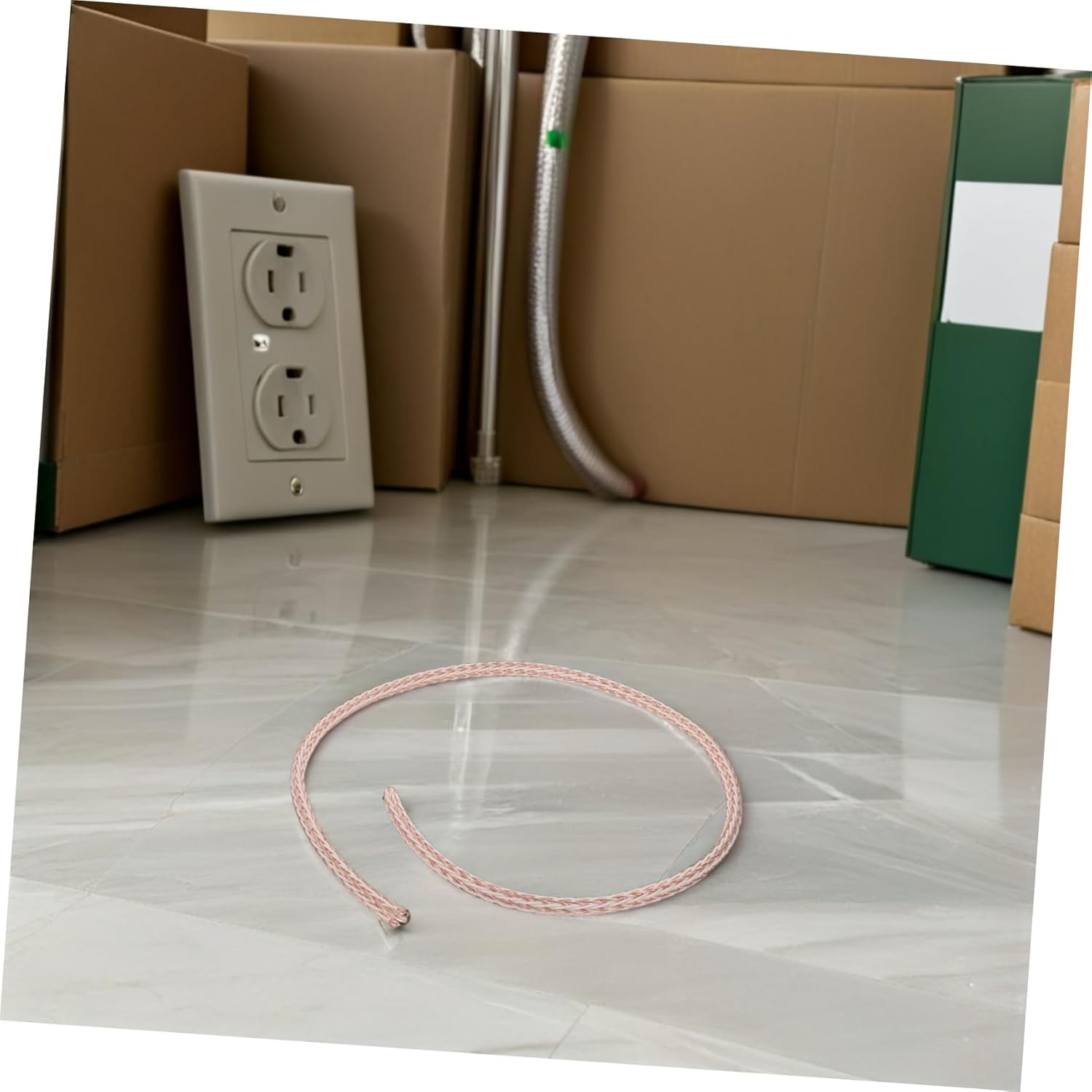 GARIOUANS Pure Copper Hifi Speaker Cable Flexible Sound Wire for Automotive Trailer Stereo Home Theater Amplifier Connection with Enhanced Audio Clarity and Compatibility