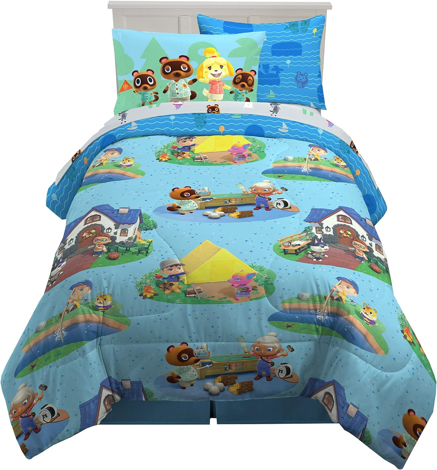 Franco 6A1388 Kids Bedding Super Soft Comforter and Sheet Set with Bonus Sham, 5 Piece Twin Size, LOL Surprise