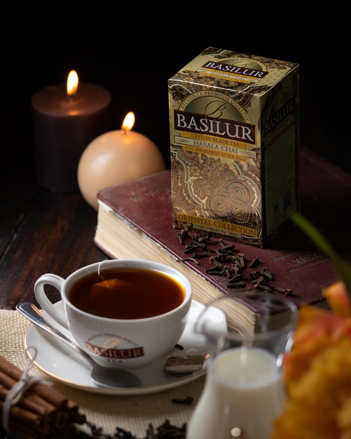 Basilur Masala Chai Spiced Ceylon Black Tea - 100G Loose Leaf Tea Refill Pack image number 3