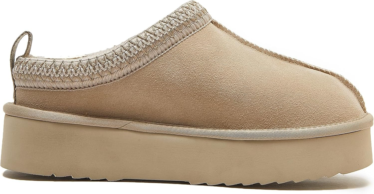 Cooper Platform - Men'S Women'S Unisex 4Cm Platform Slip-On Slipper - Australian Merino Sheepskin